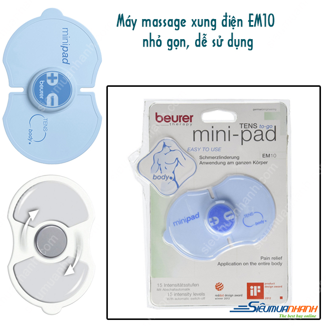 Máy massage xung điện mini Beurer EM10